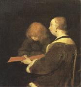Gerard Ter Borch The Reading Lesson (mk05) Sweden oil painting reproduction